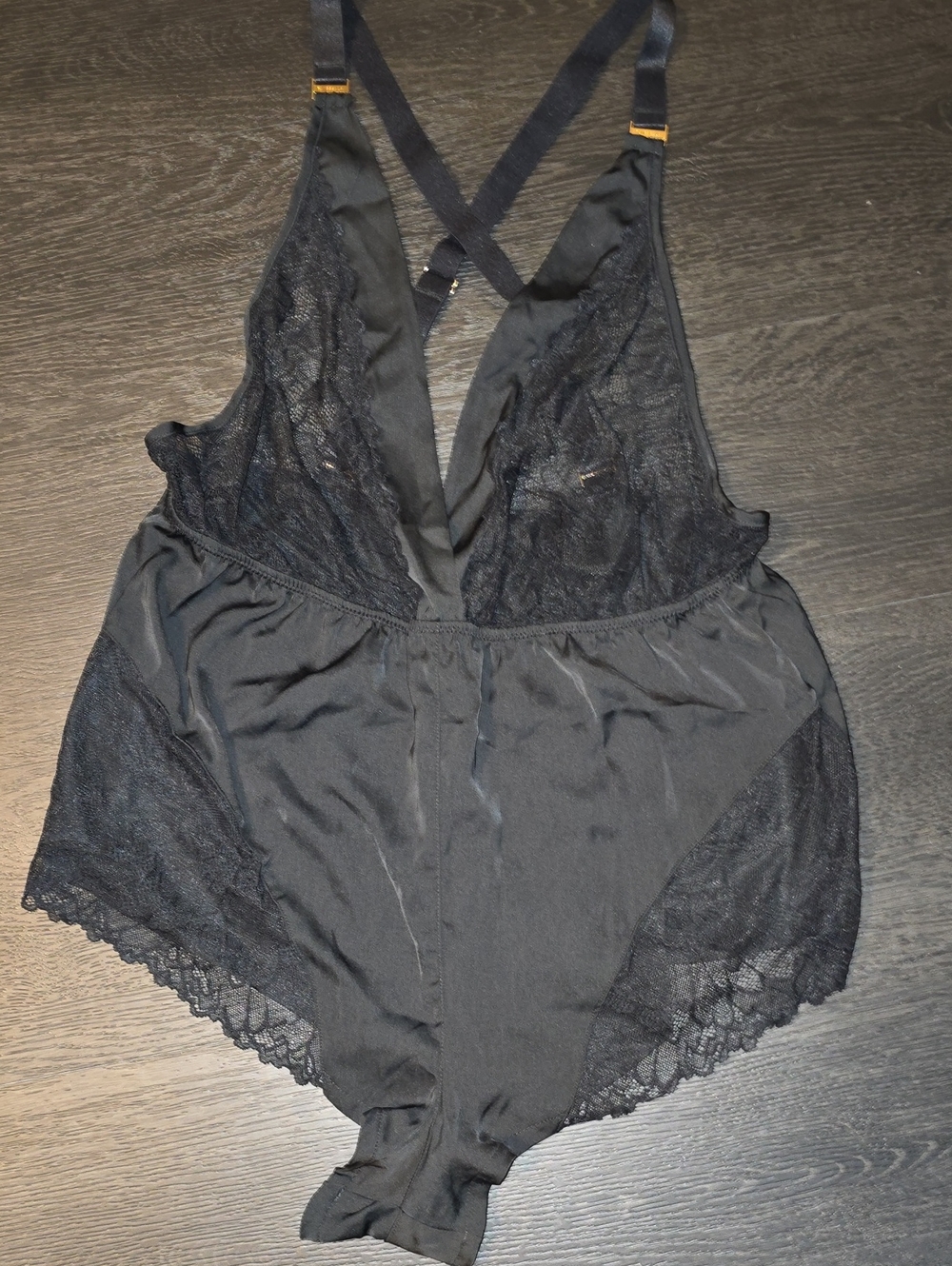 Bluebella Black Lace-Trimged Teddy Bodysuit